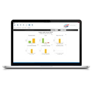 Fleet Complete alerts and reports dashboard.